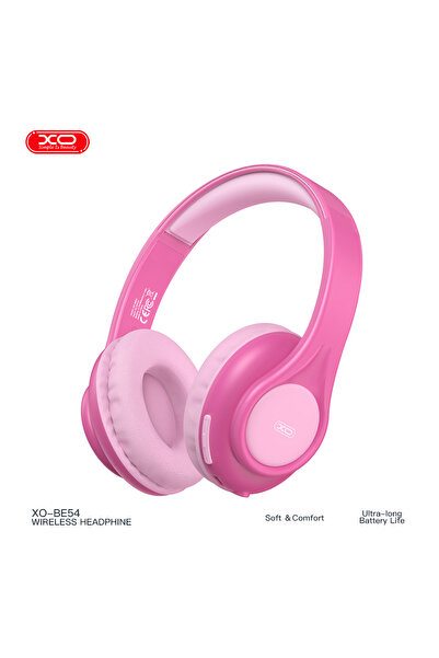 Xo BE54 Çocuk Kablosuz Bluetooth Kulaklık, 300mAh Pil Kapasiteli Kulak Üstü F...