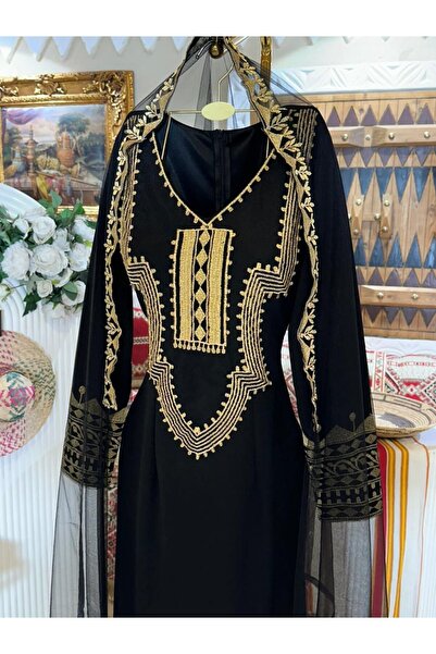 SILA fashion Traditional black jalabiya