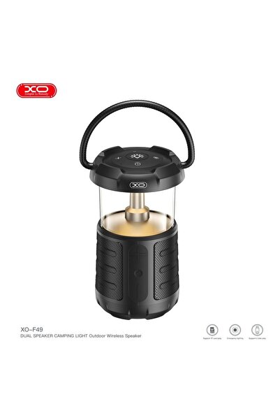 Xo F49 3600 mAh Çift Hoparlör BT V5.3 Kablosuz Bluetooth Outdoor Hoparlör Kam...