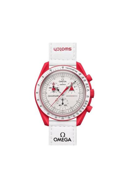 Omega Omega Swatch watch with elegant and distinctive design with accessories