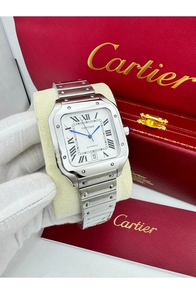 Cartier The most sought-after Cartier Santos men's watch |