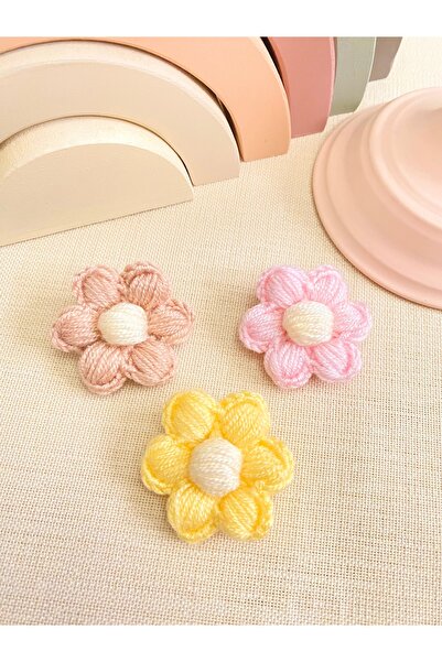 Derinkids 3 lü Pudra Saçsız Bebek Toka Seti