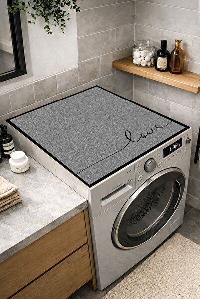 Nihai Ev Leke Tutmaz Kaymaz Yıkanabilir Çamaşır Makinesi Kurutma Makinesi Ört...