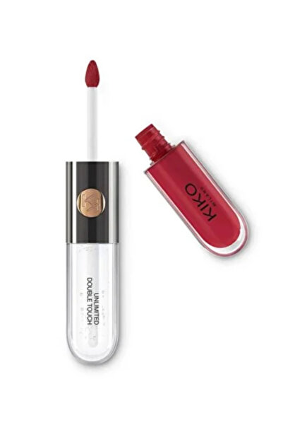 Kiko Unlımıted Double Touch - 108 Satin Currant Red - Uzun Süre Kalıcı Parlak...