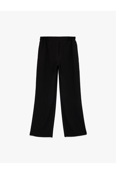 Koton Damen-Canvas-Hose 6SAK40034EW SCHWARZ