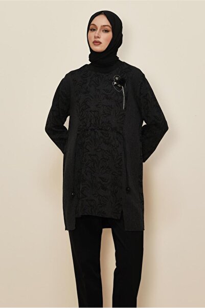 Alvina Patterned Jacquard Tunic 46129