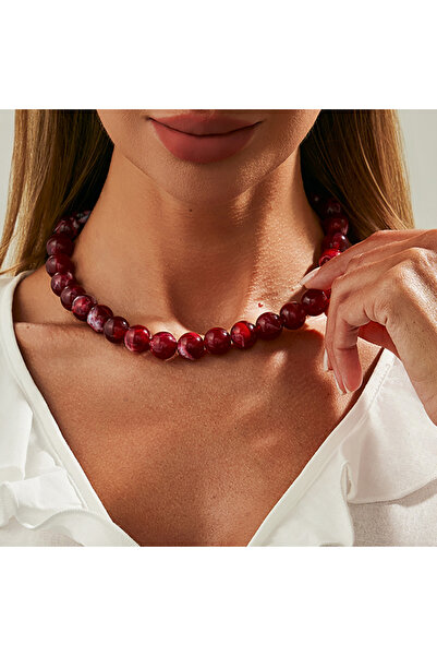 Choice C00E3BK07408 Salircon 6 Styles Bohemian Colorful Acrylic Beaded Neckla...