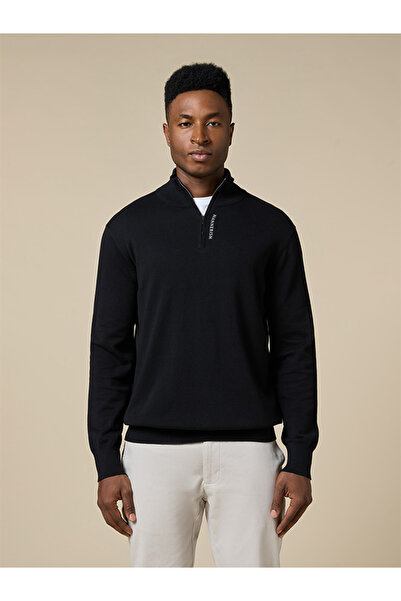 Mannerism Black Cotton Jumper