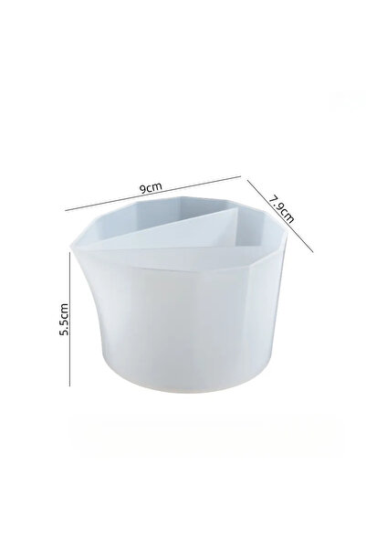 Choice 3 Split Cups for Paint Pouring, 3-Pack Reusable Silicone Divider Cups ...