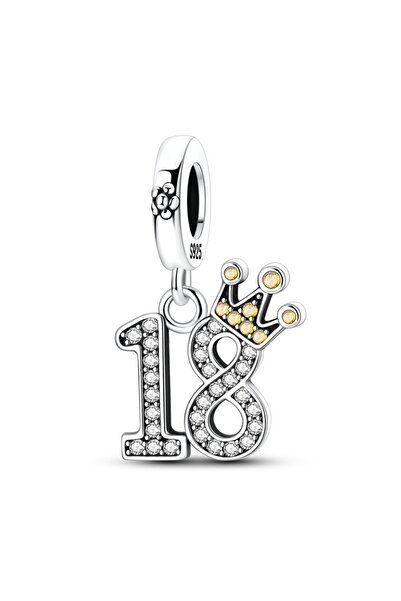 Choice خرزة ساحرة أصلية من الفضة الإسترليني عيار 925 من KTC1988، قلادة تاج من...