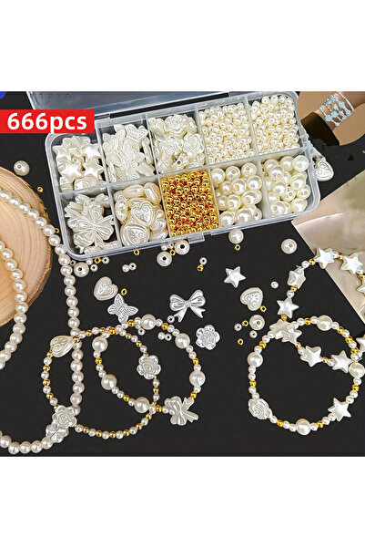 Choice 666pcs-1set 666pcs/set of pentagram peach hearts mixed with acrylic po...