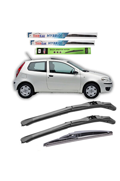TEAMCAR Ștergătoare de parbriz Fiat Punto 3 uși 1999-2010 Set complet hibrid