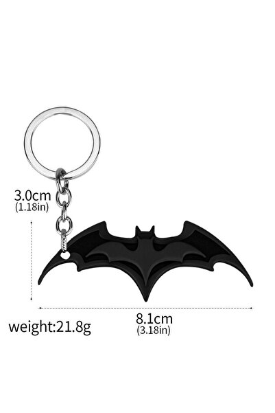 Miniso سلسلة مفاتيح K00002-03 على شكل شخصية الخفاش من أفلام كوسبلاي، سلسلة مف...