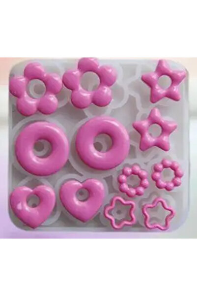 Choice قوالب مجوهرات متعددة الوظائف على شكل قلب ونجمة وزهرة، قوالب سيليكون لأ...