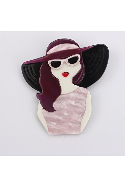 Choice كما في الصورة، إكسسوارات مجوهرات عصرية مصنوعة يدوياً من الأكريليك، برو...