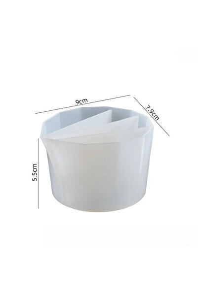 Choice 4 Split Cups for Paint Pouring, 3-Pack Reusable Silicone Divider Cups ...