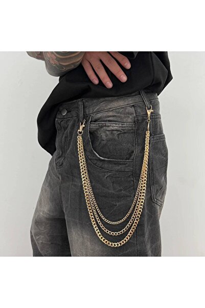 Choice Gold Color KunJoe Hip-Hop Metal Pants Chains Jeans Accessories Pendant...