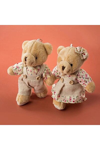 Choice قطعتان من لعبة الدب اللطيفة المحشوة على شكل أرنب كرتوني، سلسلة مفاتيح ...