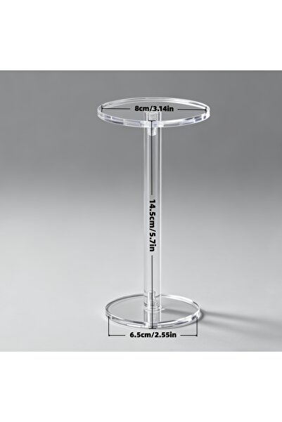 Choice حامل عرض أكريليك متعدد الأنماط، مقاس كبير، رأس واحد، يُستخدم لعرض المج...