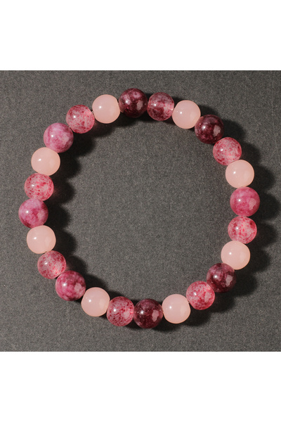 Choice L1344 Cute autumn and winter jewellery pink garnet pink quartz strawbe...