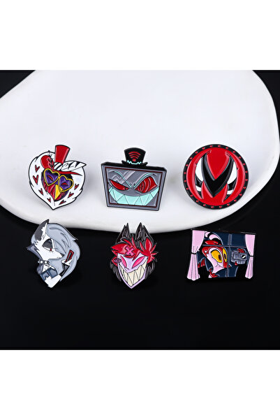 Miniso X00527-01-06 Fantasy Anime Hazbin Hotel Enamel Pins Custom Movie Inspi...