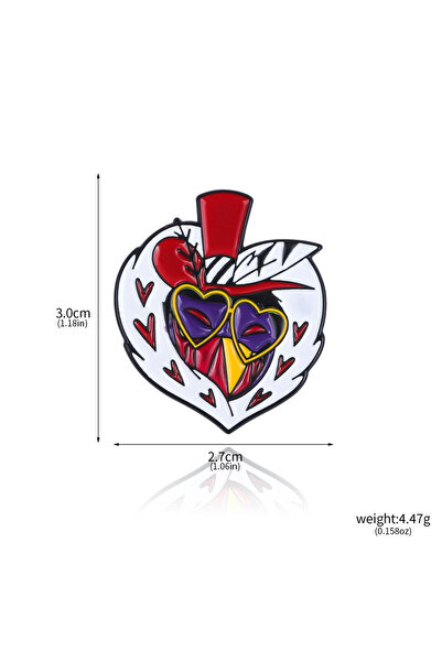 Miniso X00527-05 Fantasy Anime Hazbin Hotel Enamel Pins Custom Movie Inspirat...