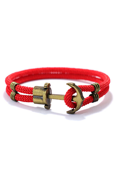 Choice Red Noter New Unique Anchor Bracelet For Men 8 Colors Available A Grad...