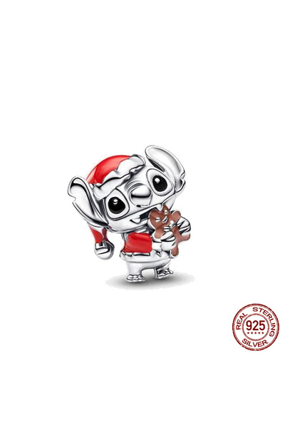 Choice DS041 Hot Sale Charms 925 Silver Disney Stitch & the Strange Carnivoro...