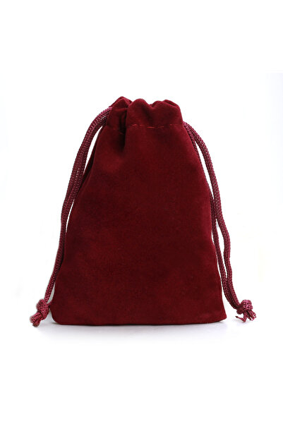 Choice 5×7 سم، 10 قطع، لون أحمر خمري، 5-10 قطع/مجموعة، أكياس مخملية متعددة ال...