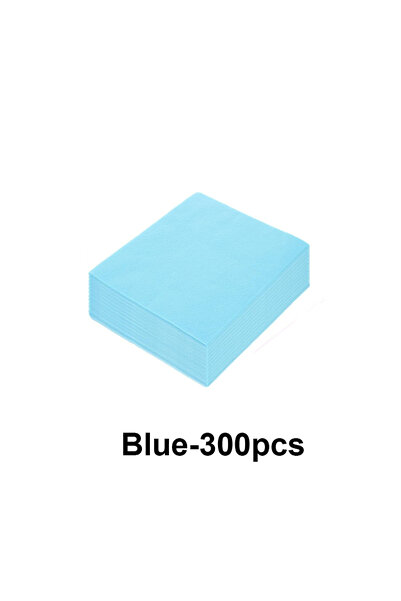 Choice 300 قطعة - أزرق، 300 قطعة من ورق ترشيح غبار الأظافر، ورق ترشيح للاستخد...