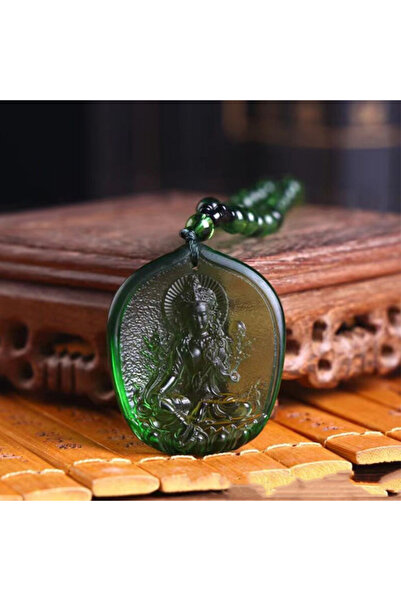 Choice A6 Handmade Necklace Nepal Buddhist Mala Stone Beads Buddha Statue Pen...