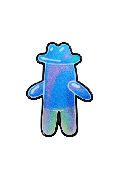 Choice دبابيس طباعة UV لشخصية الرجل الفقاعي، قبعة رعاة البقر، دبابيس طية صدر ...