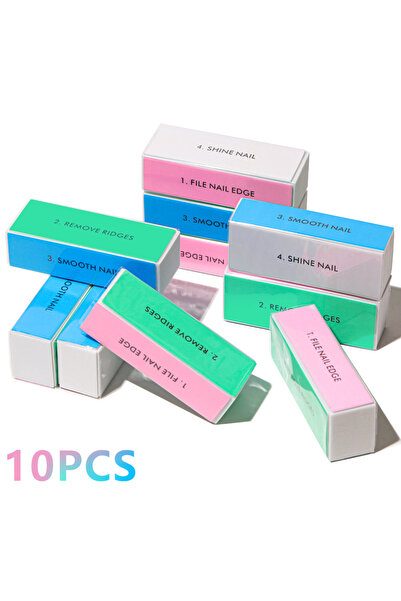 Choice مجموعة من 10 قطع احترافية، تتضمن 4 طرق لتلميع الأظافر، أداة مثالية للع...