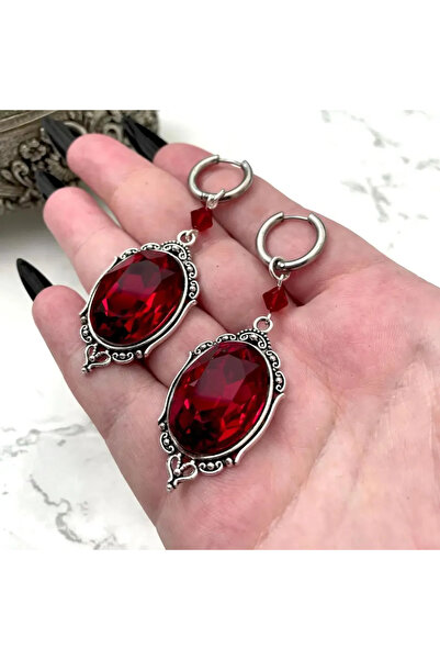 Choice أقراط WG0055-1 بتصميم مصاص دماء، مجوهرات قوطية، قطرات دم، وثنية، إكسسو...