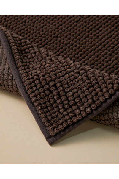 English Home سجادة حمام مكرونة 50x80 سم بني