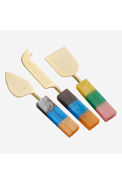 CHIARA ALESSI Altın Paslanmaz Çelik Servis Seti