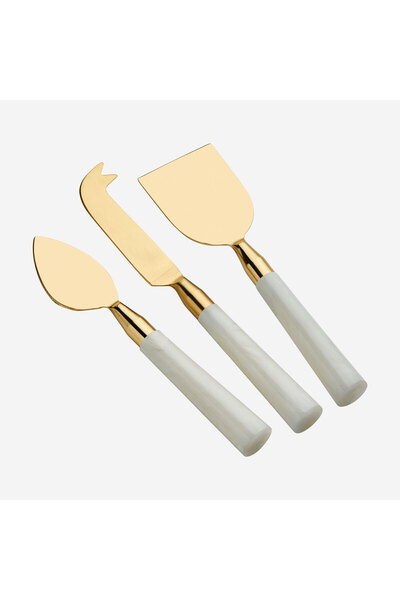 CHIARA ALESSI Altın Paslanmaz Çelik Servis Seti