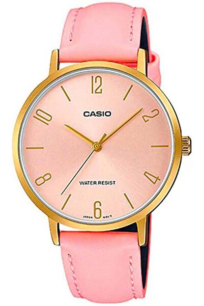 Casio Women's Watch - LTP-VT01GL-4BUDF Pink Dial, Pink Band