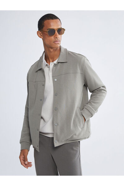 LC Waikiki Peak New Season Comfortable Fit Long Sleeve Men's Shirt Jacket