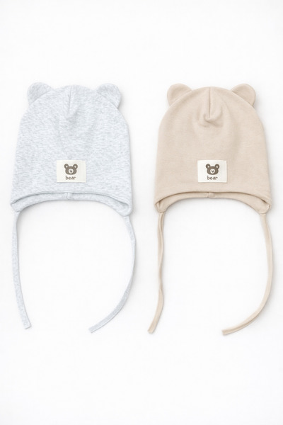 greenmoss 100% cotton twin baby beanie