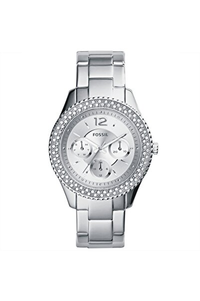 Fossil Stella ES3588 watch, Multifunction, silver stainless steel, 38mm case,...