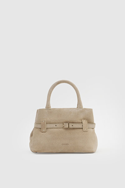 OGGO Suvea Suede Genuine Leather Crossbody Bag