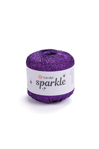 Yarnart Sparkle %60 Metalik Polyester %40 Polyamid – 25 g 160 m Işıltılı Örgü...