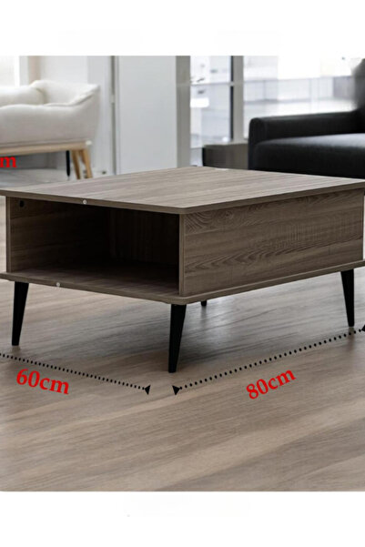 BEC39 Modern wooden serving table - 60x80 cm