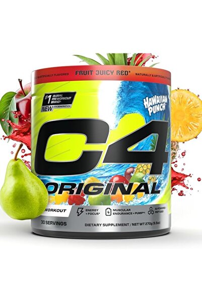 Cellucor C4 مسحوق ما قبل التمرين بنكهة هاواي من سي فور سبورت، 270 غرام