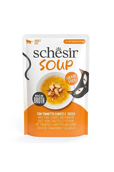 Schesir Ton Balıklı ve Bal Kabaklı Kedi Çorbası 40gr