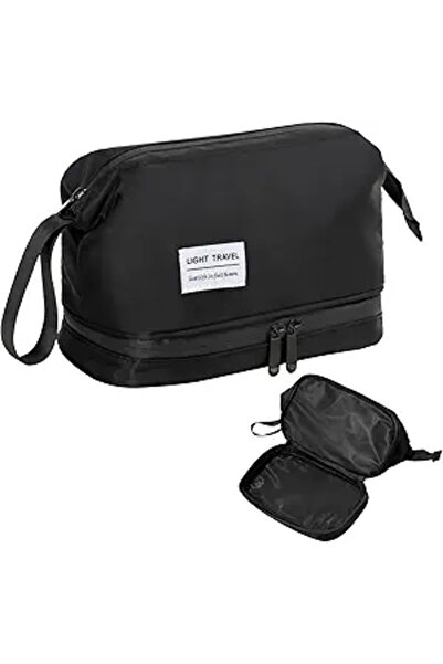 Arabest black travel bag for men
