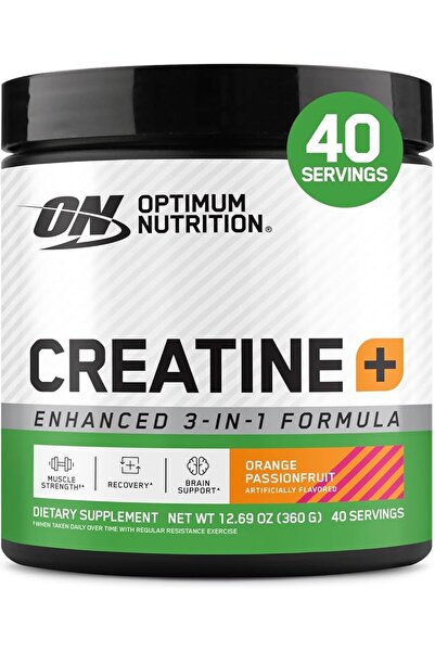 Optimum Nutrition كرياتين بنكهة البرتقال والباشن فروت، 40 حصة، 360 غرام