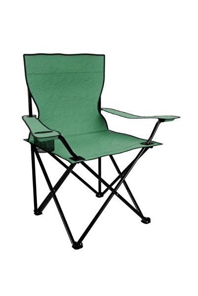 smart home Set of 4 Foldable Camping Chairs with Armrests & Cup Holders, Ligh...