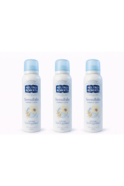Neutro Roberts Set 3 x 150 ml Deodorant Spray Sensitive Ovăz și Lotus